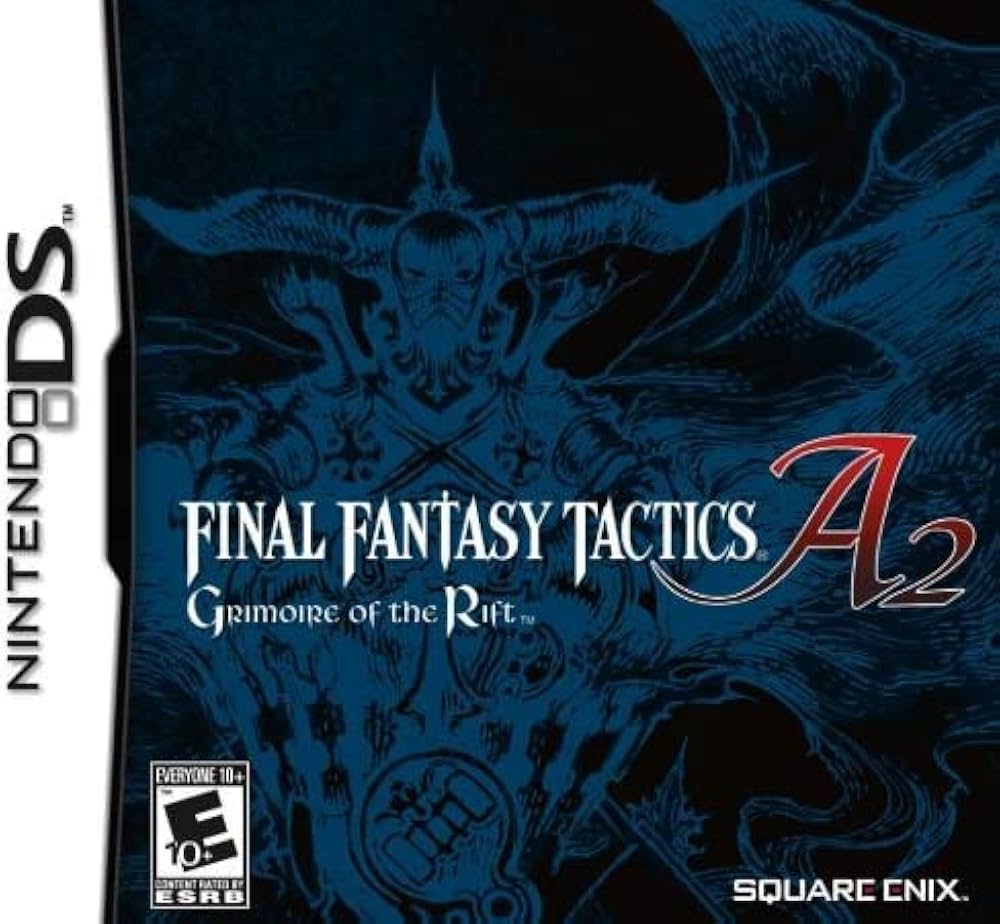 Final Fantasy Tactics A2 Grimoire of the Rift DS game, strategy RPG for Nintendo DS, vibrant graphics, engaging storyline