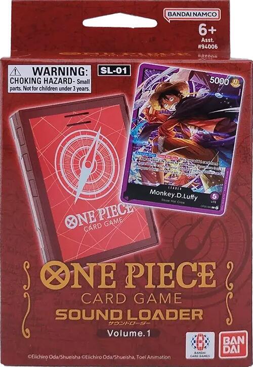 One Piece Sound Loader action figure, collectible blue and red, durable plastic, anime merchandise for fans