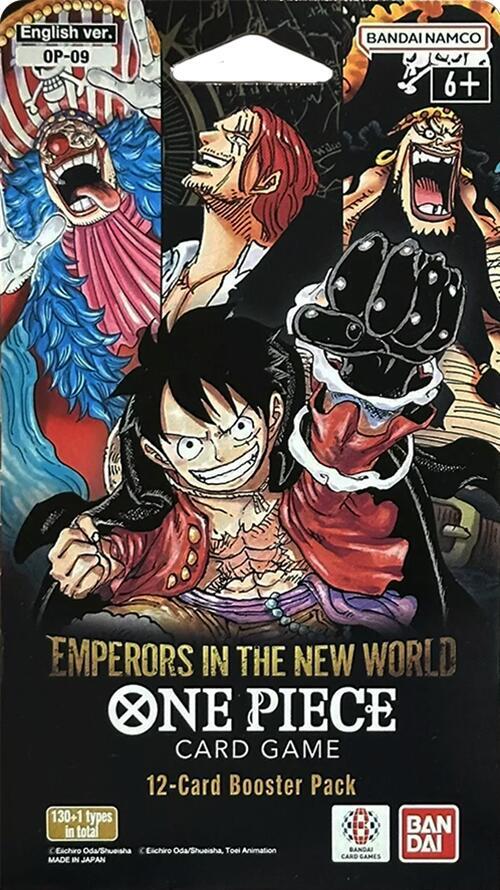 One Piece Emperors in the New World Sleeved Booster Pack, new collectible card game, vibrant artwork