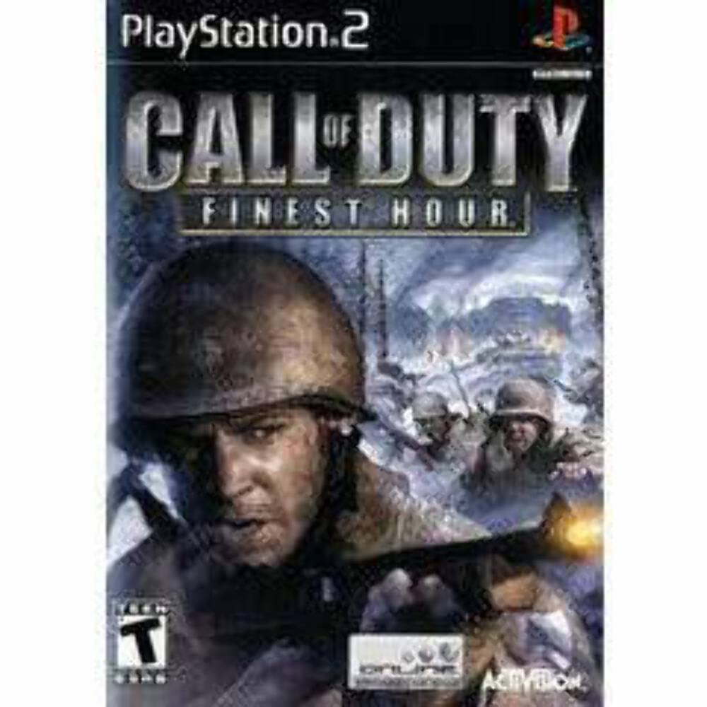 Call of Duty Finest Hour Gamecube, vintage military shooter game, collectible edition, action-packed gameplay