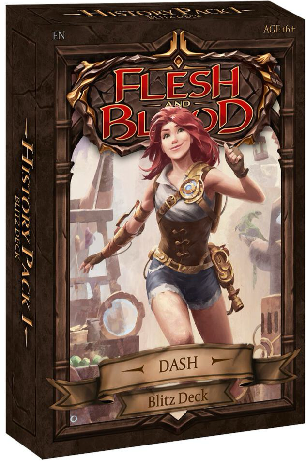 Flesh and Blood Blitz Decks History Pack 1, collectible card game starter set, strategy play, for enthusiasts
