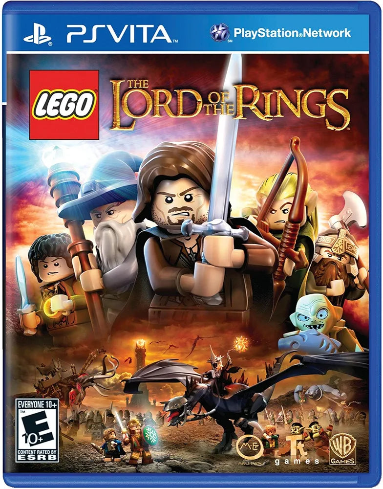 Lego Lord Of The Rngs PS Vita game, action-adventure for kids, portable gaming fun