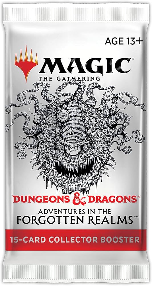 Buy new Adventures in the Forgotten Realms Collector Booster Pack, exclusive fantasy-themed cards for collectors and gamers.