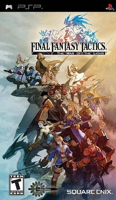 Final Fantasy Tactics The War Of The Lions PSP game, classic strategy RPG for PlayStation Portable enthusiasts