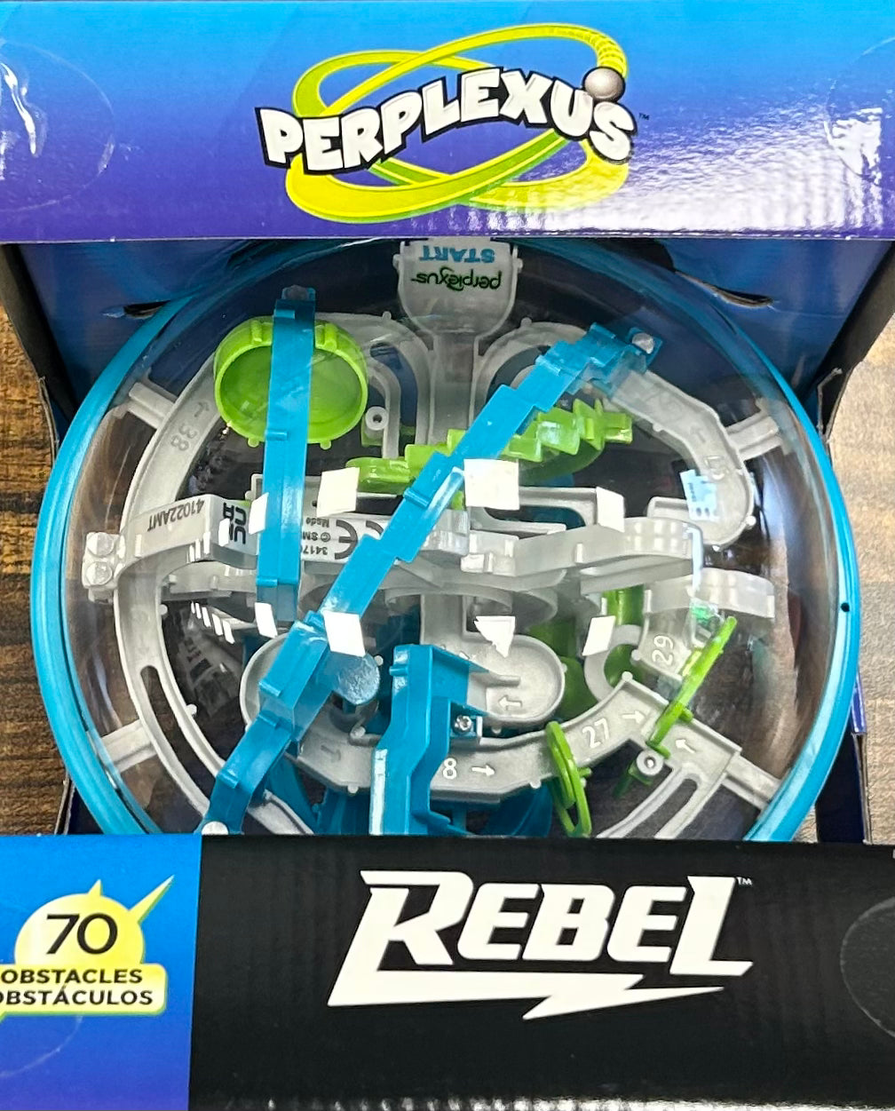 Buy 3D maze Perplexus Puzzle, challenging spherical design with vibrant colors for all ages, interactive brain teaser game