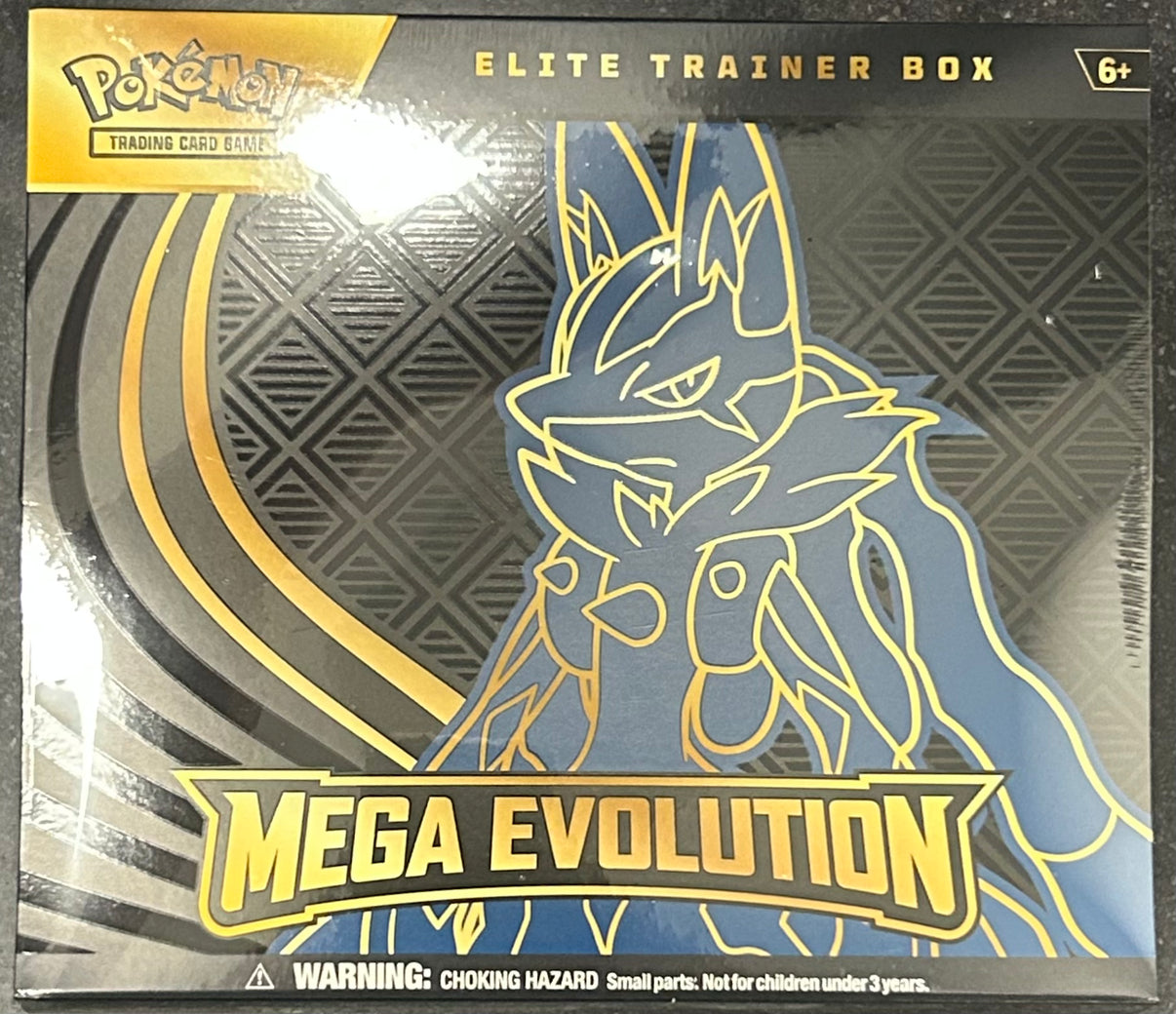 New Mega Evolution Elite Trainer Box, collectible card game set, sealed and unopened, featuring exclusive cards and access...