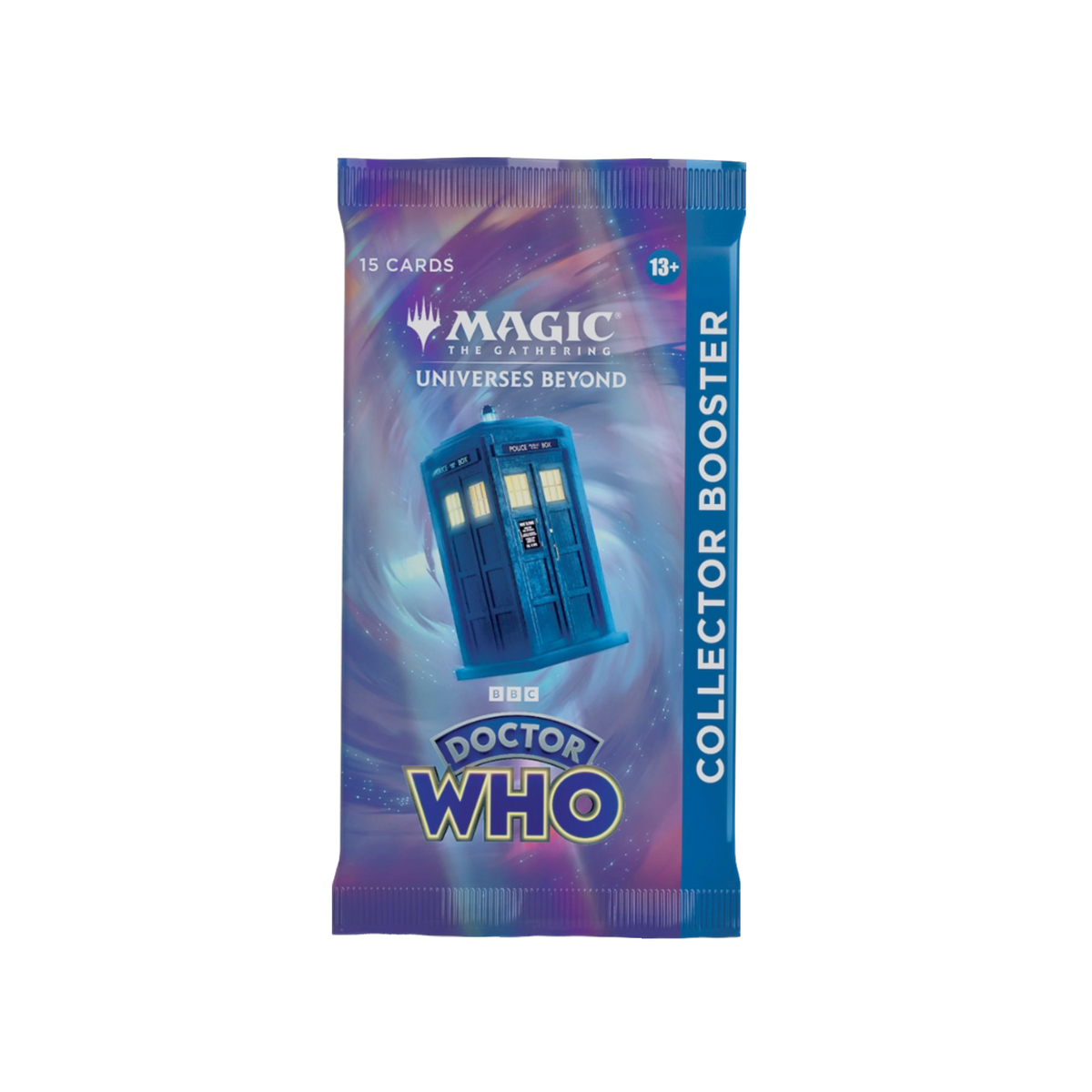 Buy new Universes Beyond: Doctor Who Collector Booster MTG pack, featuring exclusive artwork and rare cards for collectors...