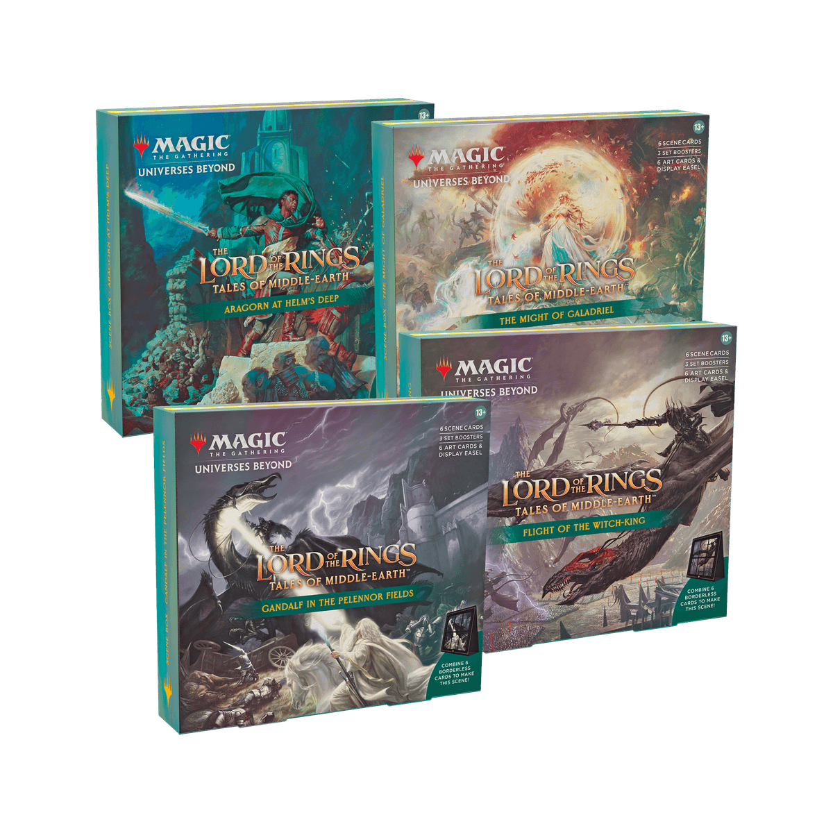 New Magic Lord of the Rings Single Scene Box Collector Edition, detailed craftsmanship, fantasy-themed display piece