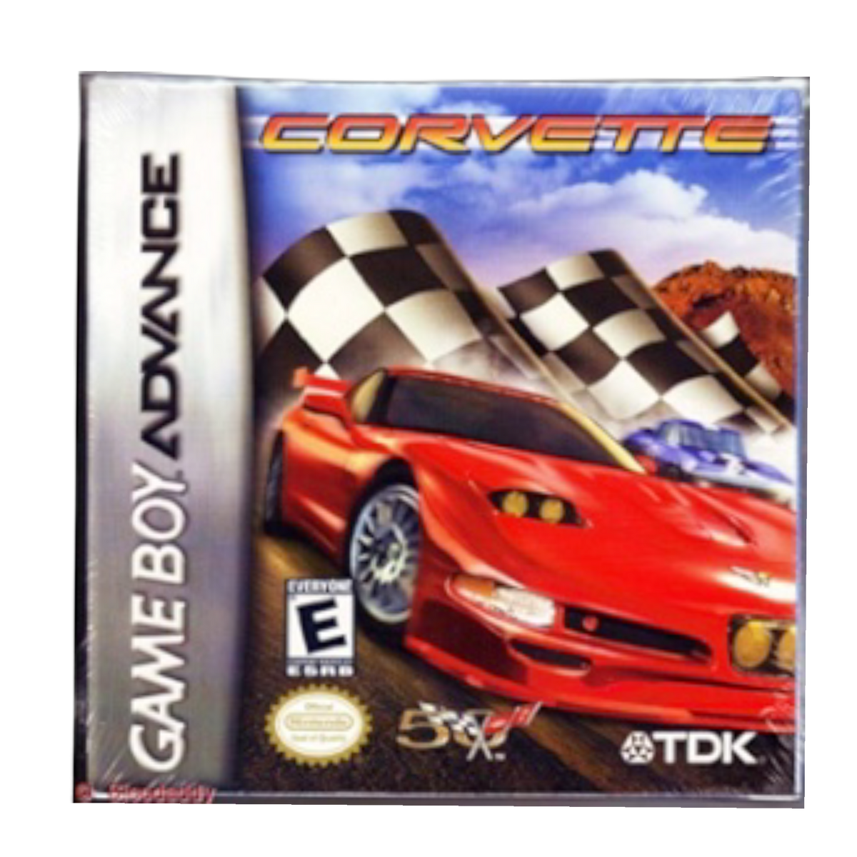 Red Corvette | GBA sports car model with detailed interior, die-cast metal, 1:18 scale for collectors