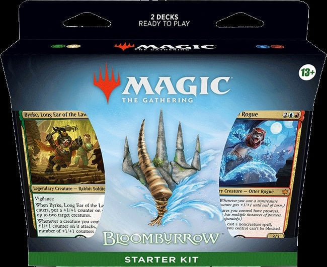 Magic Bloomburrow Starter Kit MTG New, beginner-friendly card game set, vibrant fantasy artwork, includes exclusive cards