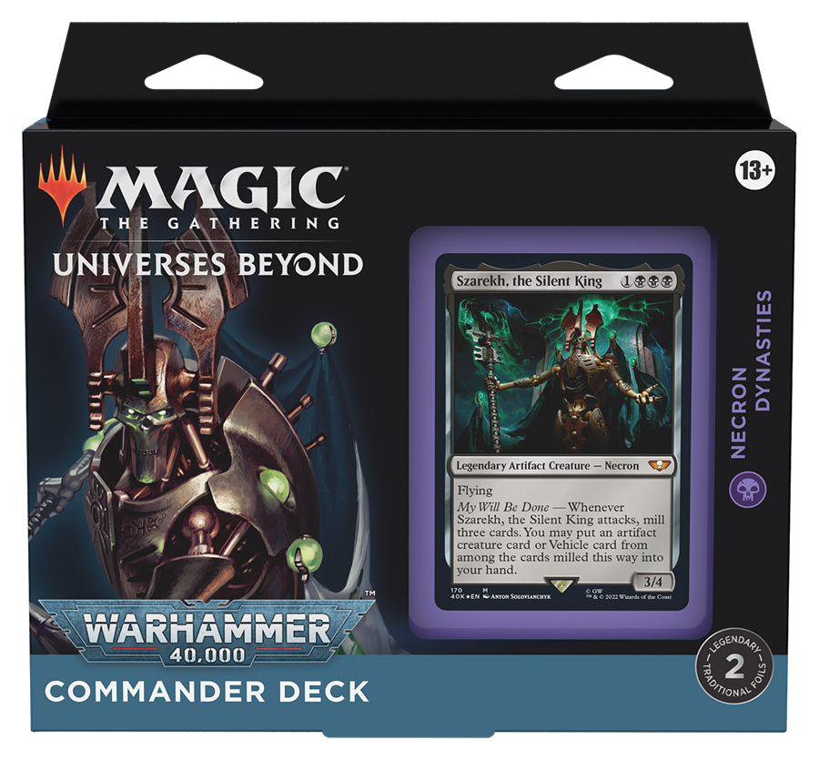 Buy new Universes Beyond Warhammer Single Commander Deck MTG, featuring exclusive artwork & strategy guide