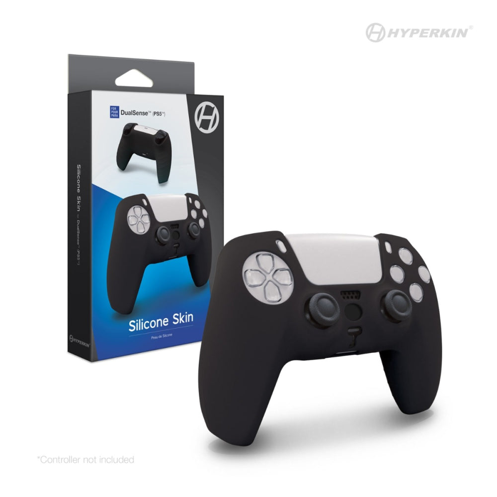 PS5 Dualsense Silicon Skin in Black - Durable, Non-Slip Cover for Enhanced Grip and Protection