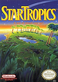 Vintage Startropics | NES game cartridge, classic 90s adventure for Nintendo, collector's item