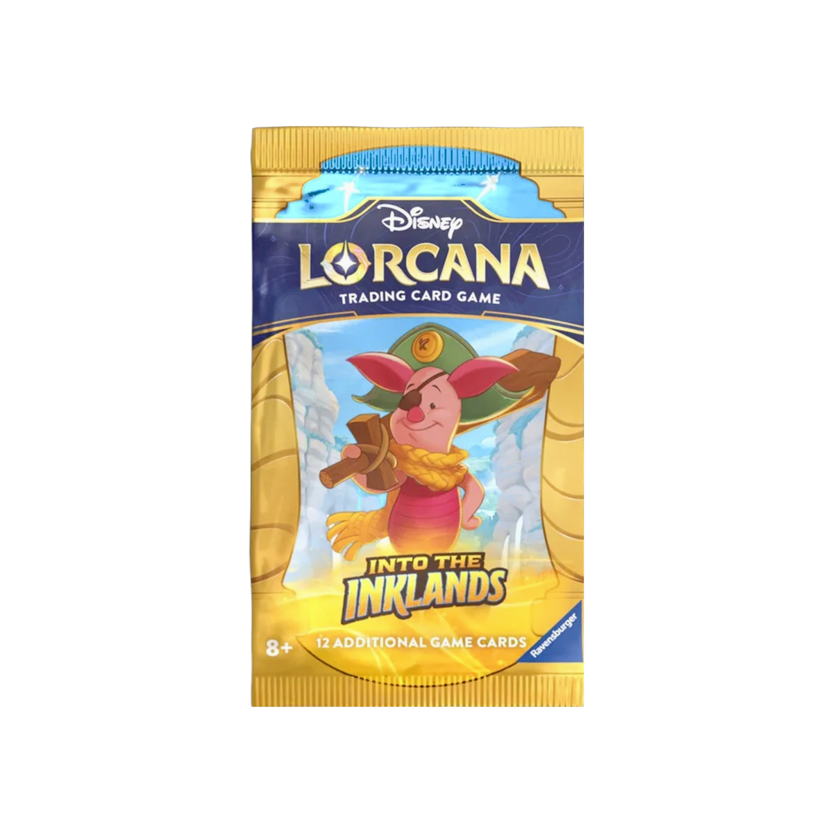 New Lorcana Into the Inklands Booster Pack featuring exclusive collectible cards, vibrant artwork, and rare finds
