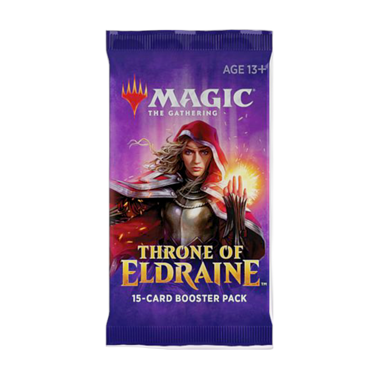 New Throne of Eldraine Booster Pack, Magic: The Gathering collectible cards, sealed and unopened