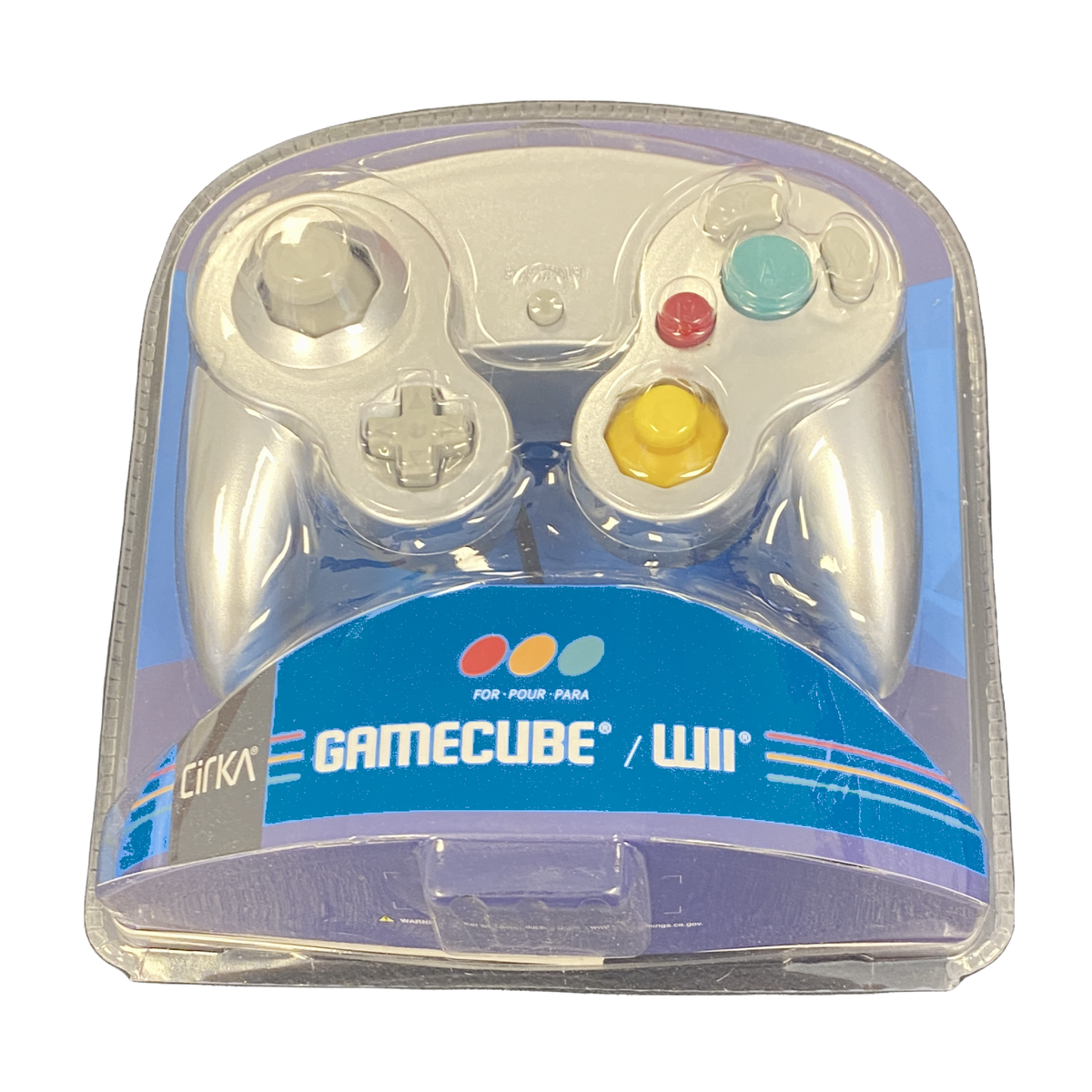 Buy new Cirka Wired Controller for Gamecube Wii, ergonomic design in black, perfect for gamers seeking quality gameplay ex...