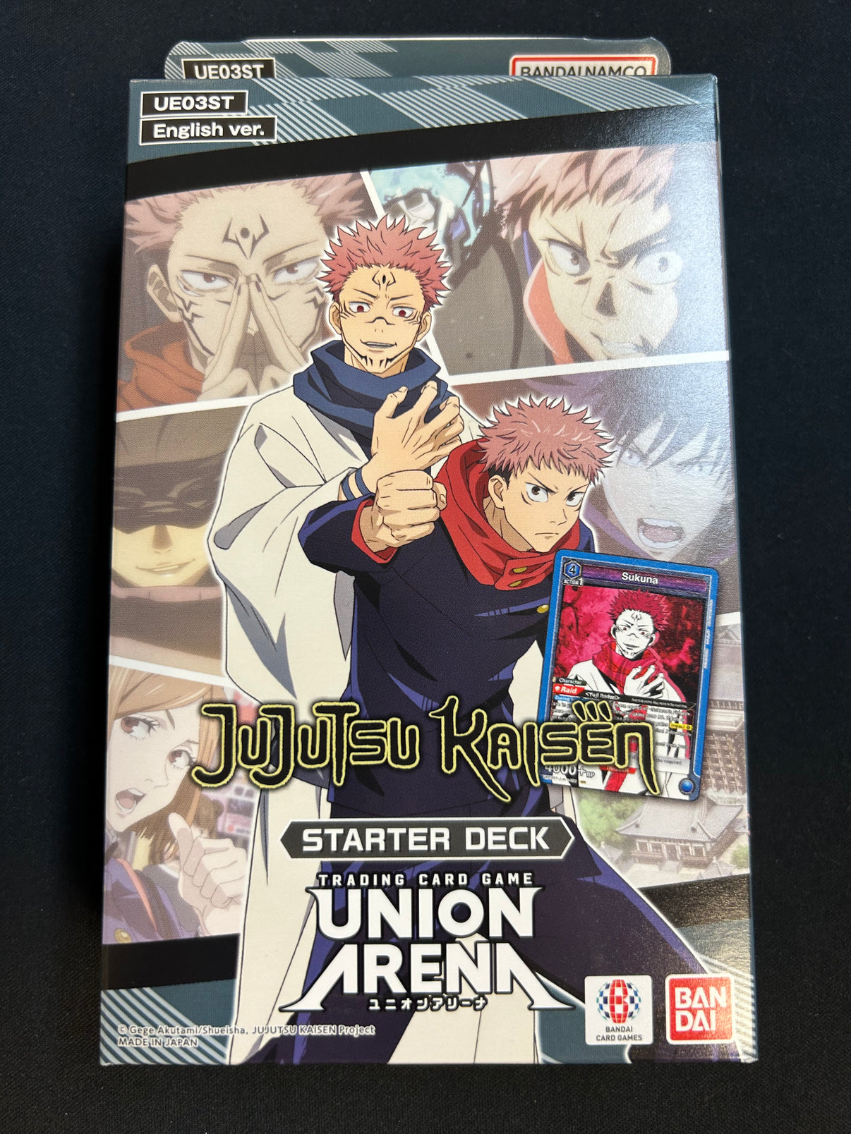 Buy new Jujutsu Kaisen Starter Deck Union Arena, anime-themed card game, collectible design