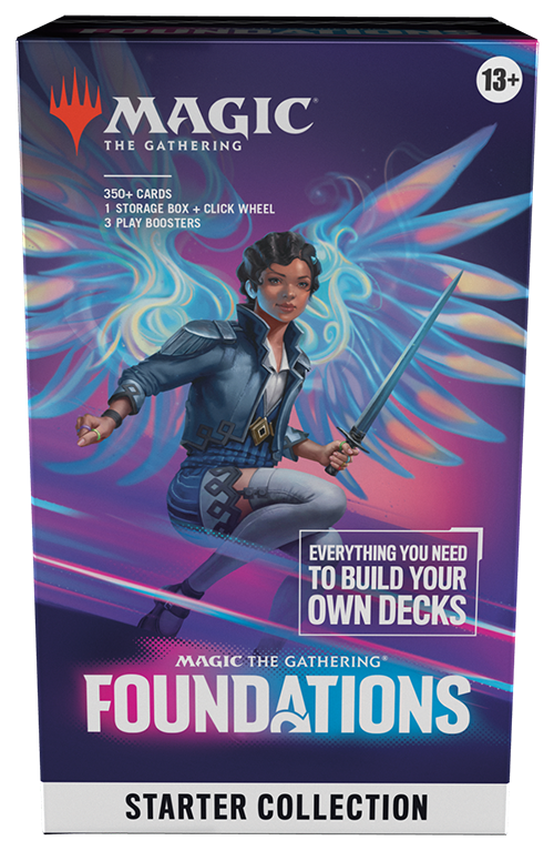 Magic: The Gathering Foundations Starter Collection, new sealed deck, beginner-friendly, includes exclusive cards