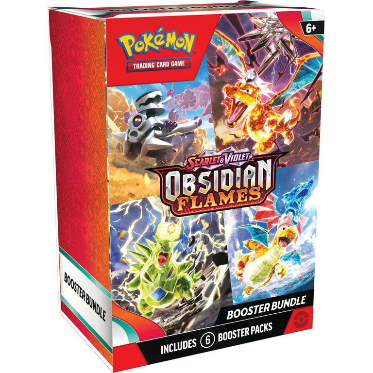 New Obsidian Flames Booster Bundle for Pokemon, exclusive collectible cards pack, latest edition