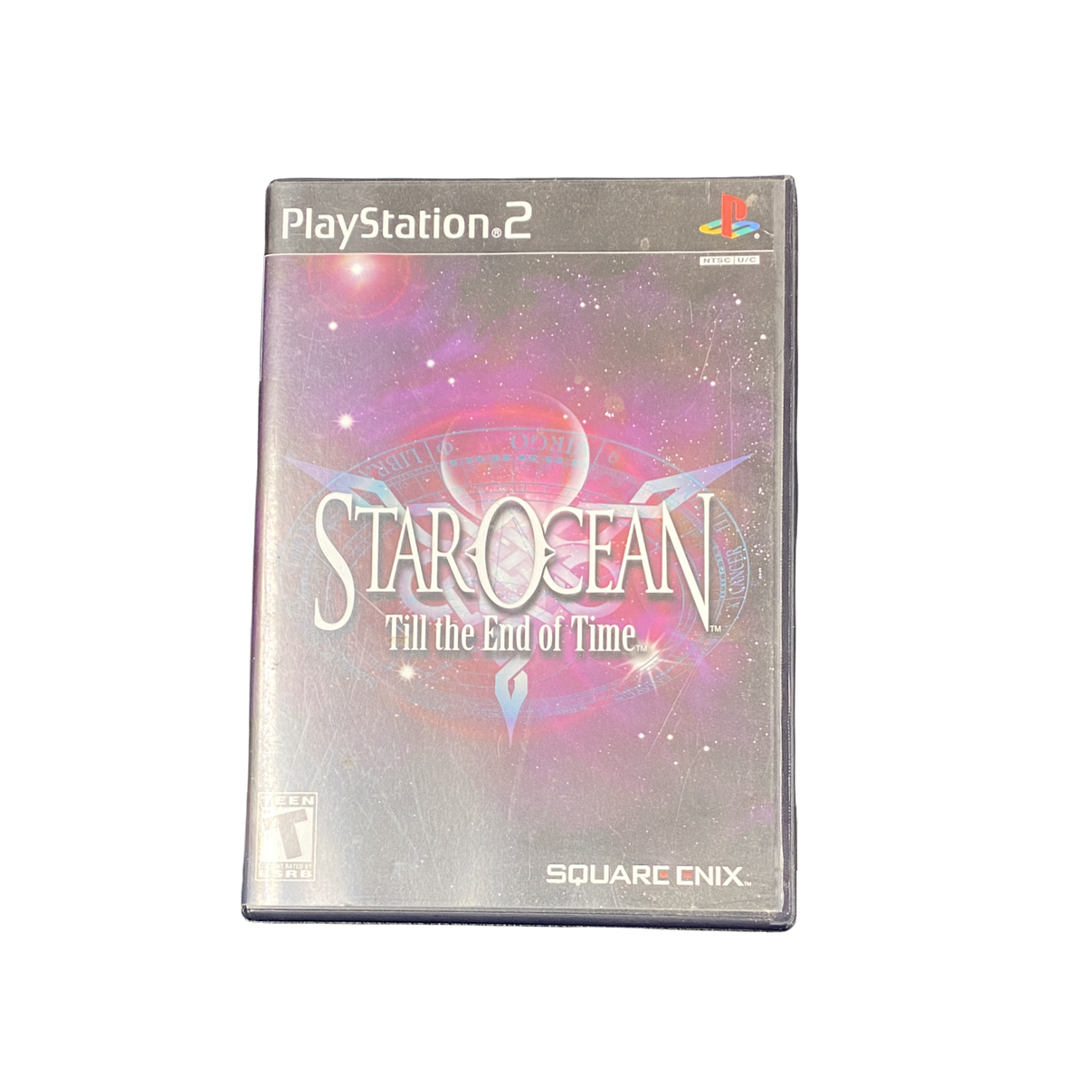 Star Ocean: Till the End of Time PS2 game, classic RPG, blue cover art, rated G for all audiences