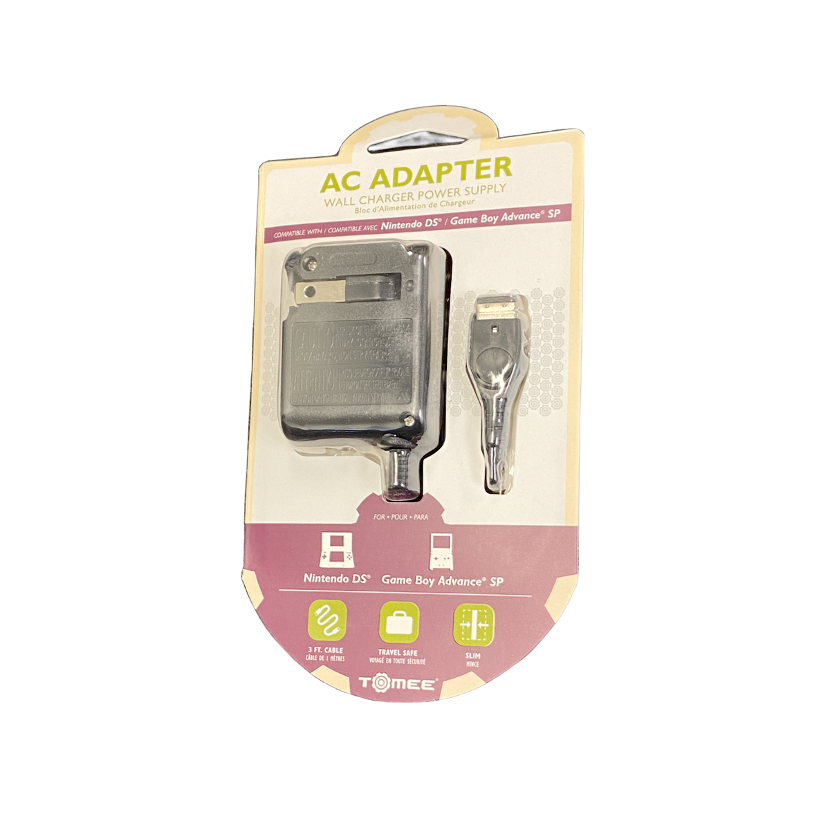 Buy original DS / GBA SP Cable, black charging cord, durable nylon, 6ft long, for gaming console connectivity