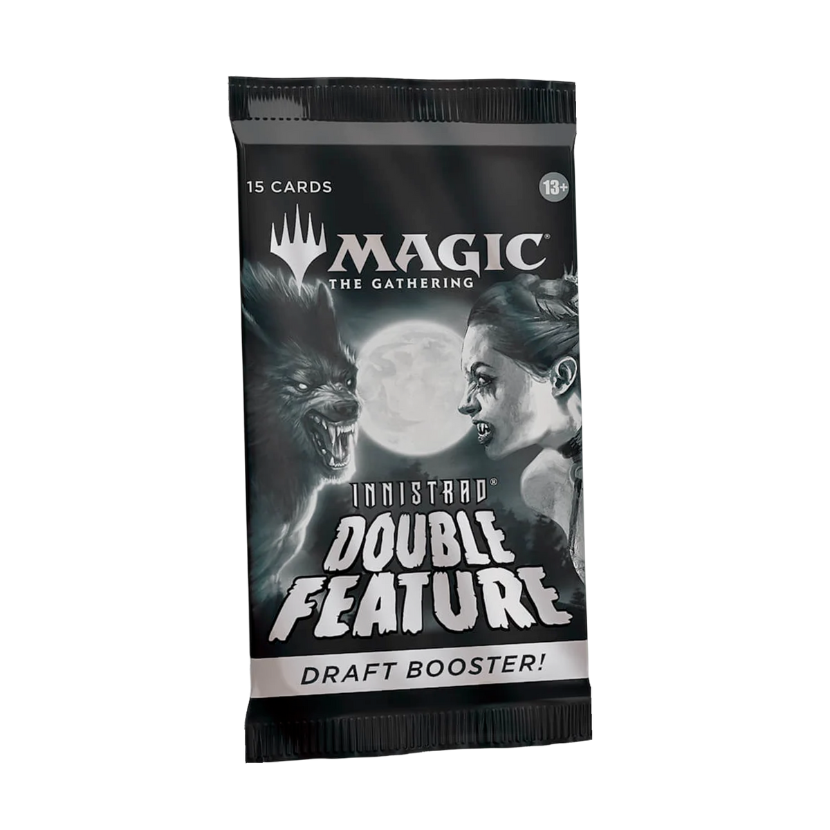 Buy new Innistrad Double Feature Booster Pack for Draft, collectible card game pack, sealed and fresh.