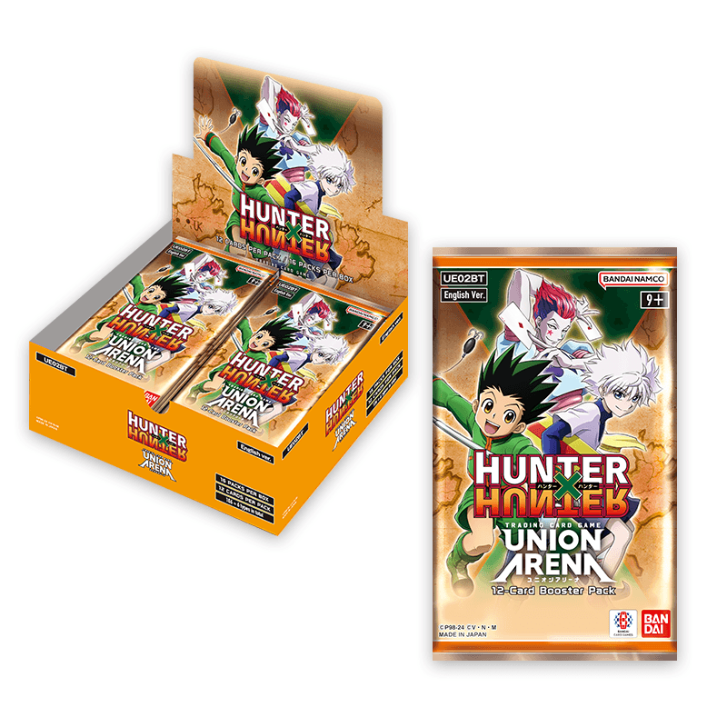 New Hunter X Hunter Booster Box Union Arena, collectible card game pack, anime-themed, sealed