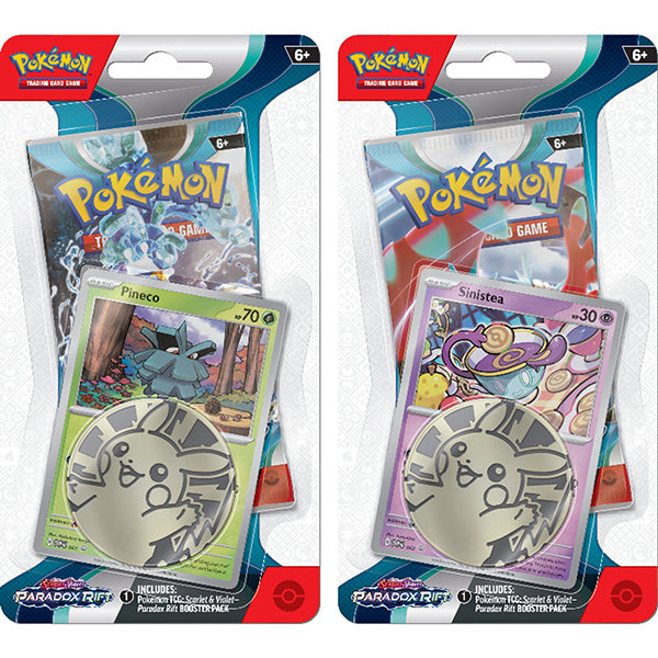 New Pokemon Paradox Rift Check Lane Booster Pack, collectible card game, sealed pack, vibrant artwork