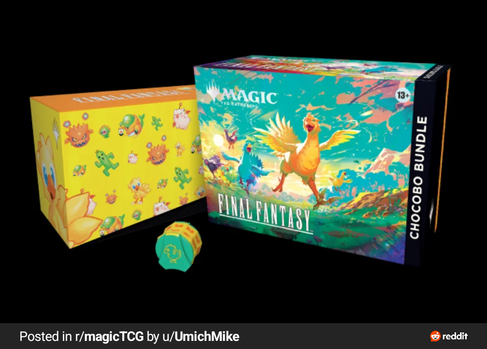 Magic: The Gathering Final Fantasy Chocobo Bundle - New, unopened bundle featuring Chocobo-themed MTG cards