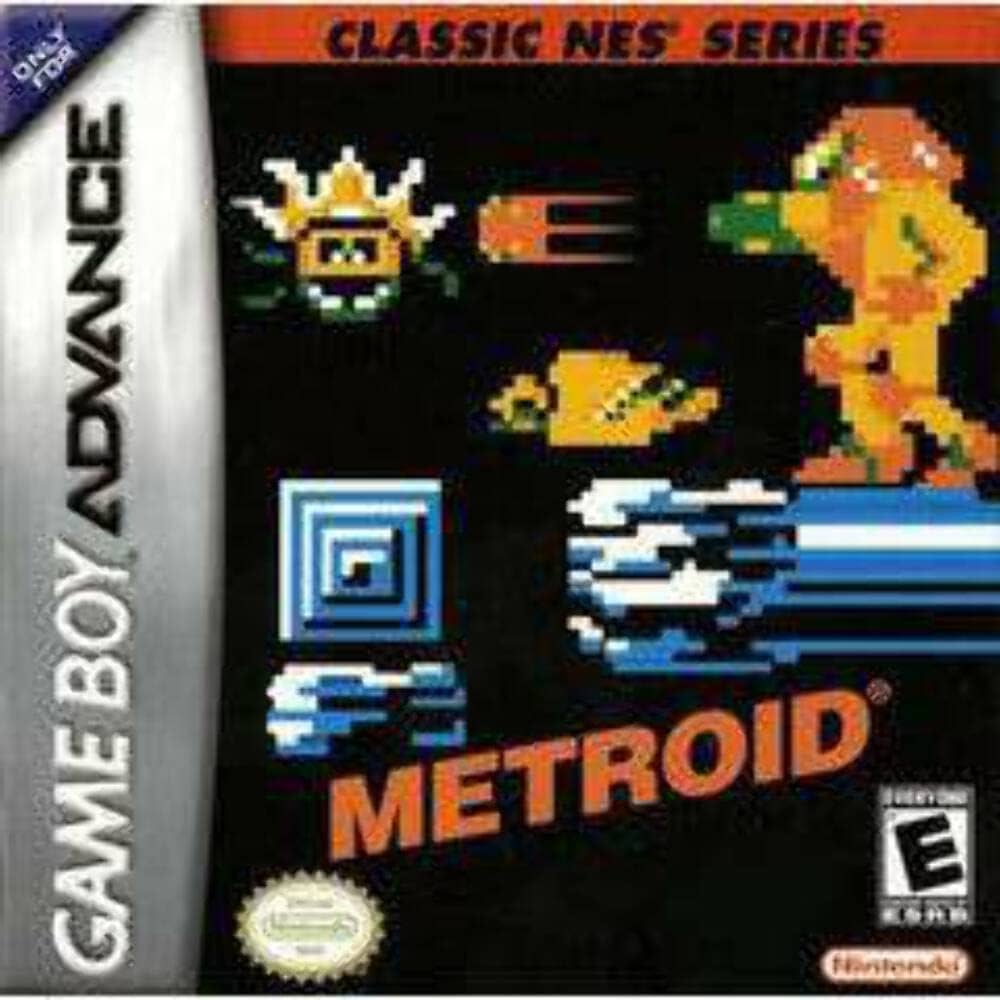 Classic NES Series Metroid for Game Boy Advance cartridge - retro NES action portable