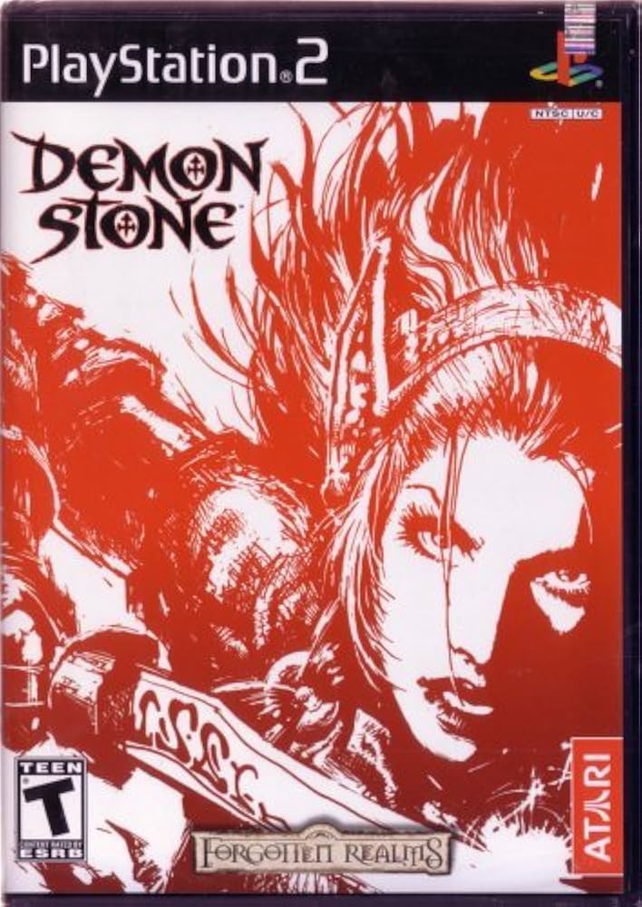 Demon Stone - PS2: action RPG adventure with fantasy setting and real-time combat.