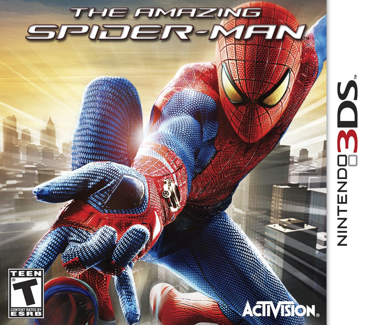 The Amazing Spider-man 3DS game, action-packed adventure, vivid graphics, for all ages