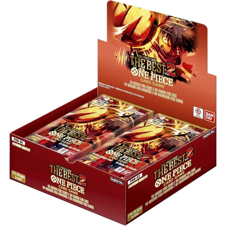 One Piece The Best Vol 2 Premium Booster Box, exclusive anime card pack, collectible edition