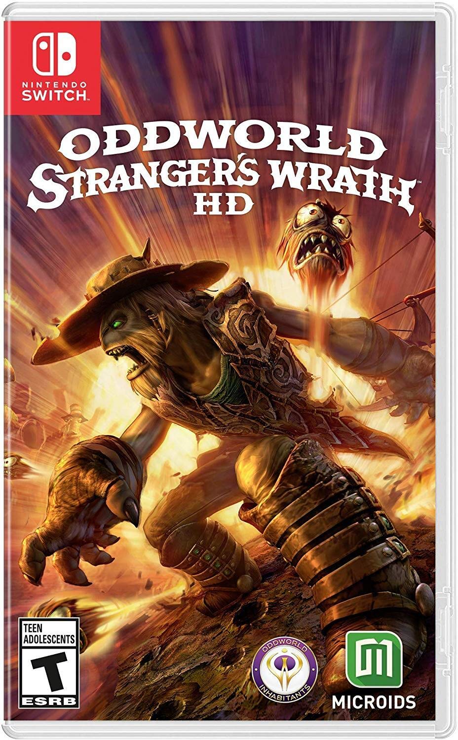 Oddworld: Stranger's Wrath HD on Switch - remastered action-adventure shooter with portable handheld play.