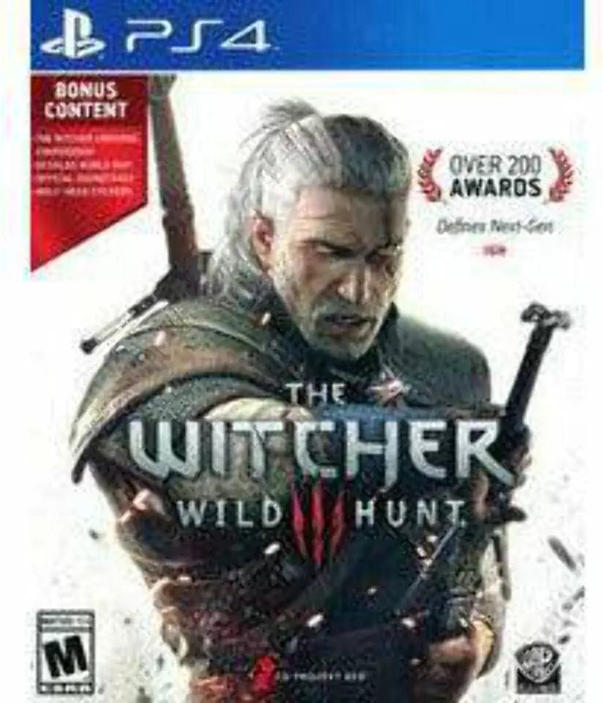 The Witcher 3: Wild Hunt PS4 game, epic fantasy RPG adventure, immersive storyline, high-resolution graphics