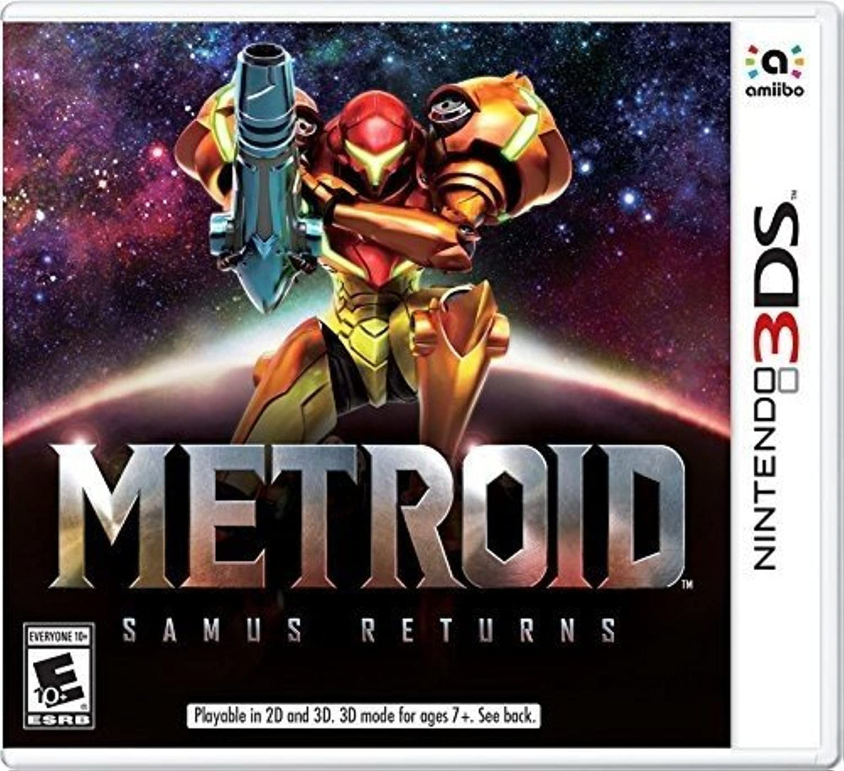 Metroid Samus Return 3DS game, action-packed adventure for Nintendo, new sealed copy