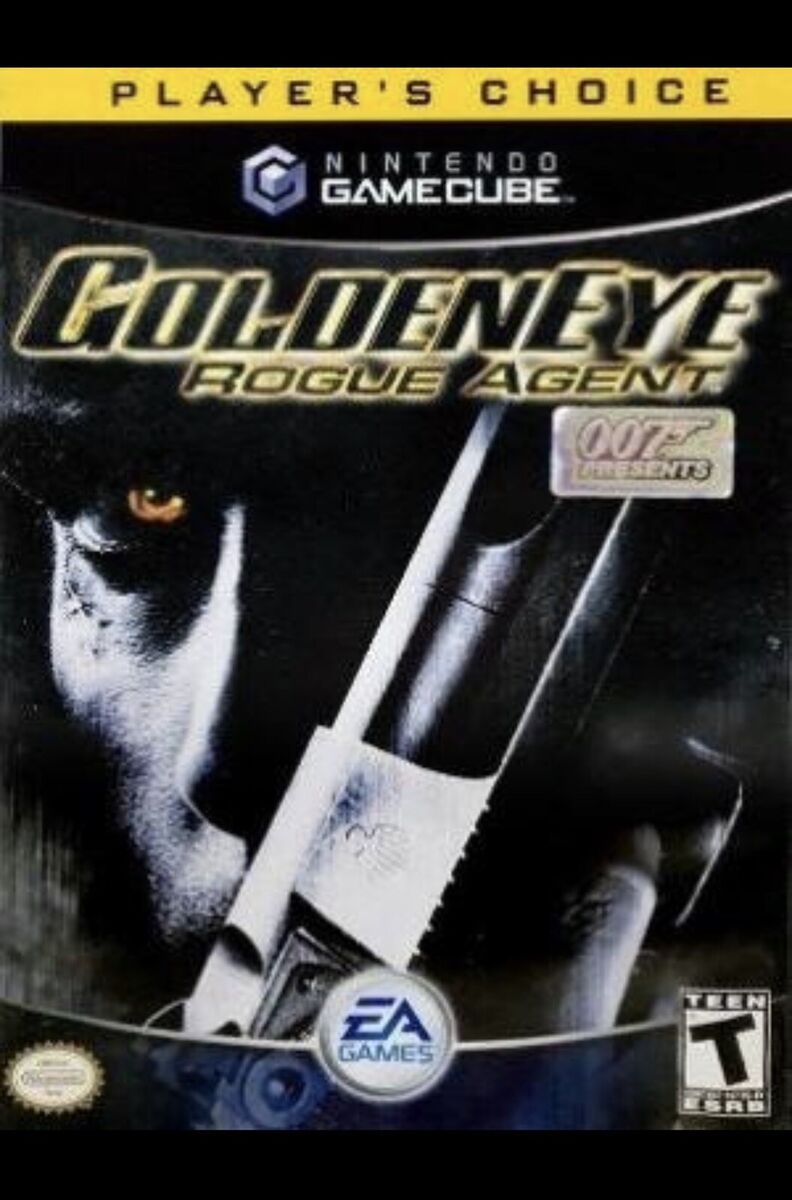 Goldeneye Rogue Agent Gamecube, classic action shooter game, vintage collectible for Nintendo fans