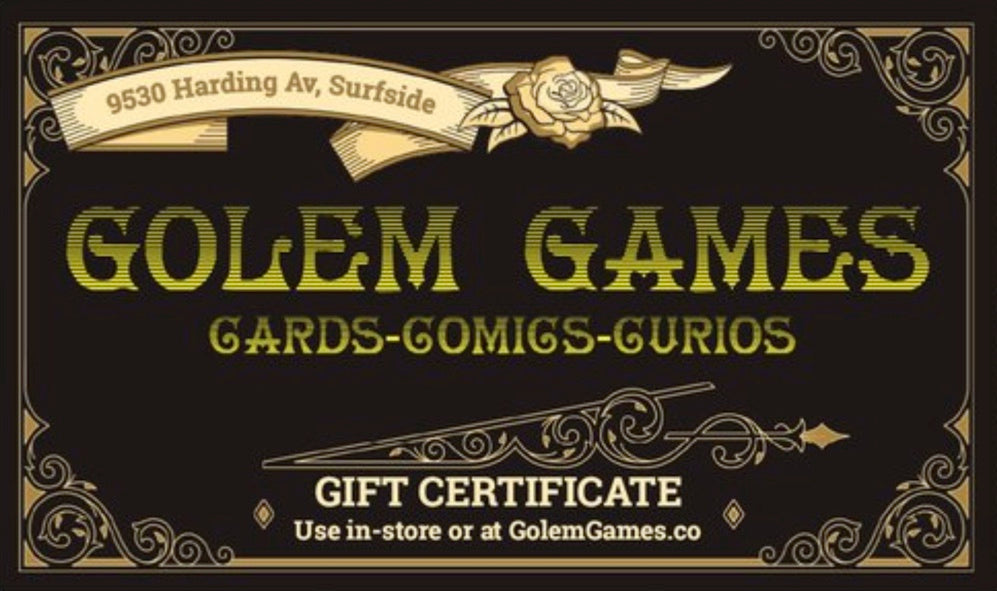 Golem Games Gift Card, perfect gift for gamers, digital code delivery, versatile gaming currency