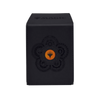 Black Official Alcove Flip 100 Card Deck Box, Leatherette Material, Secure Magnetic Closure for Card Gamers