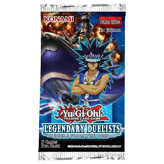 Buy now: Legendary Duelists Duels from the Deep Booster Pack 1st Edition New, sealed collectible card game pack for enthus...