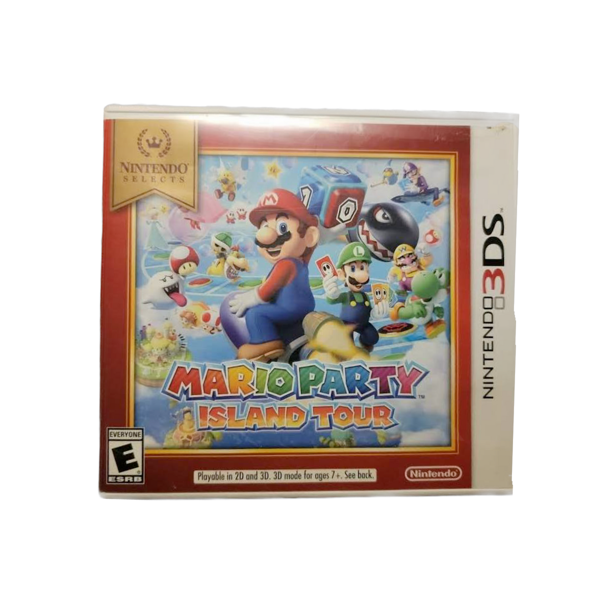 Mario Party Island Tour for 3DS, vibrant multiplayer game cartridge, family-friendly entertainment
