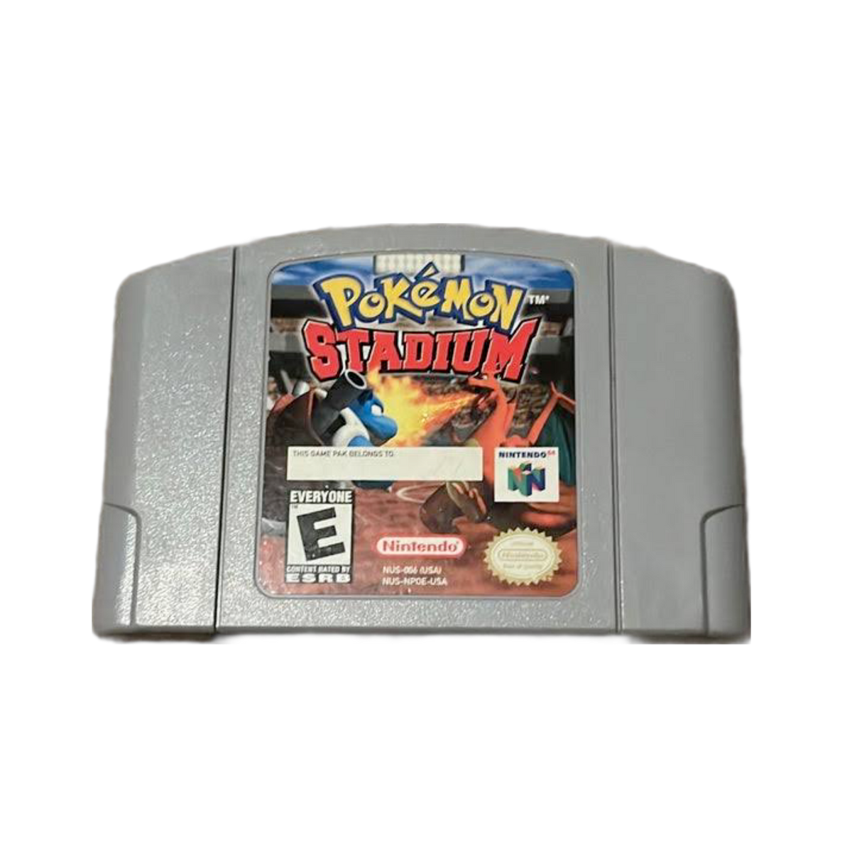 Buy Pokemon Stadium for N64, classic 3D battle game cartridge, vintage collectible in original packaging