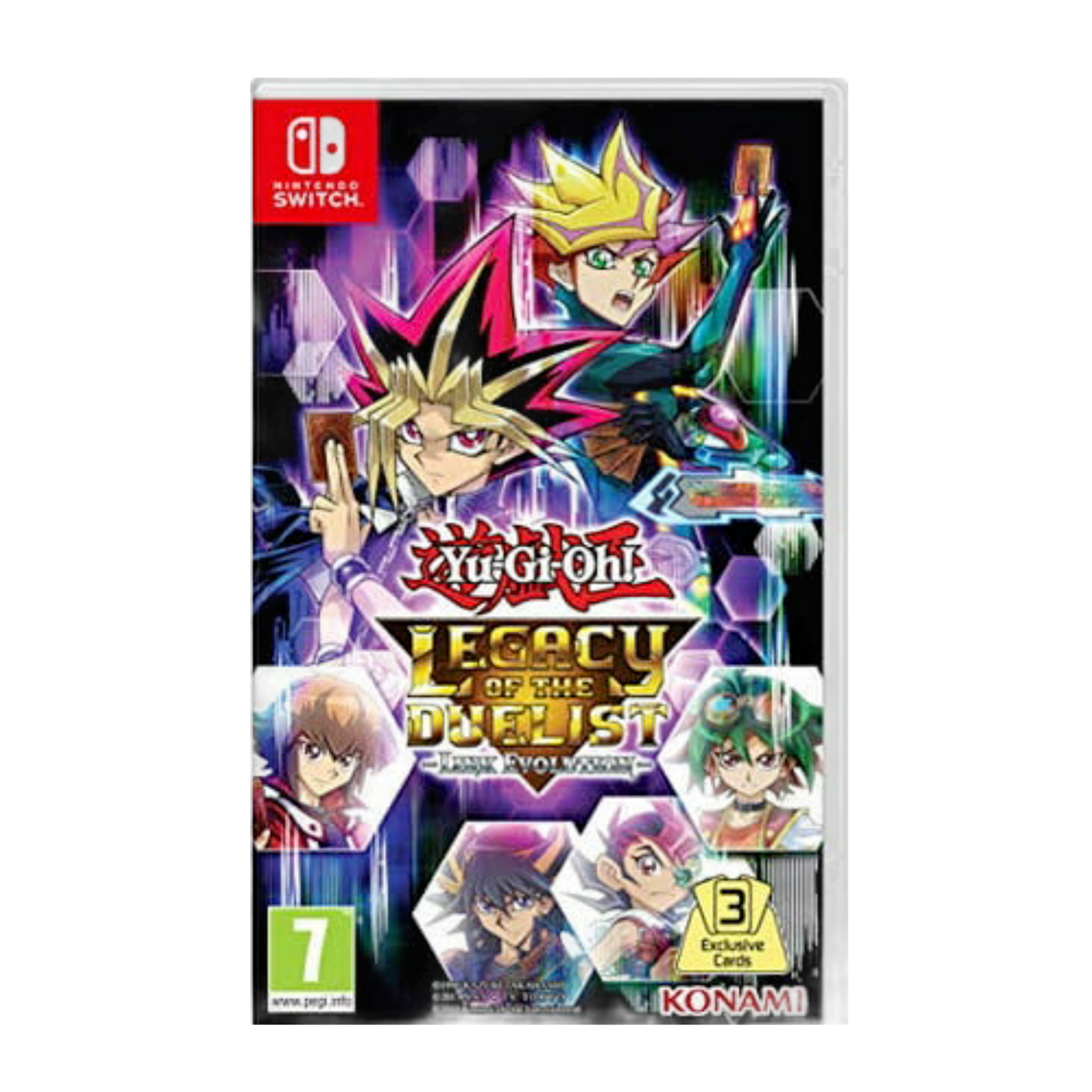 Yugioh Legacy of the Duelist Switch game, vibrant card battles, strategy, for Nintendo console enthusiasts