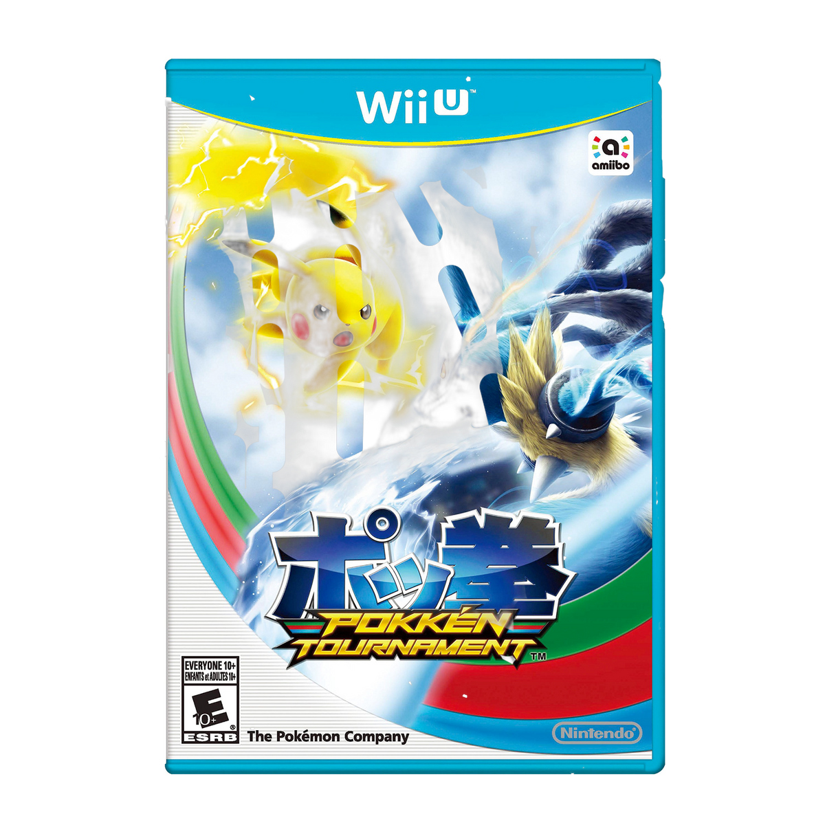 Buy now Pokken Tournament Wii U game, action-packed fighting genre, vibrant graphics for Nintendo fans