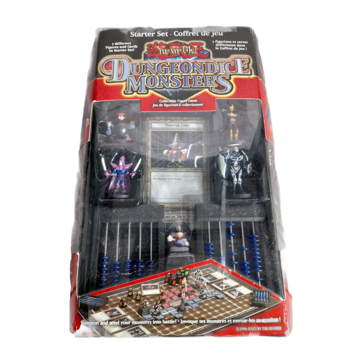 Yugioh Dungeon Dice Monsters Starter Set with exclusive figures, strategy game for collectors and fans, complete kit