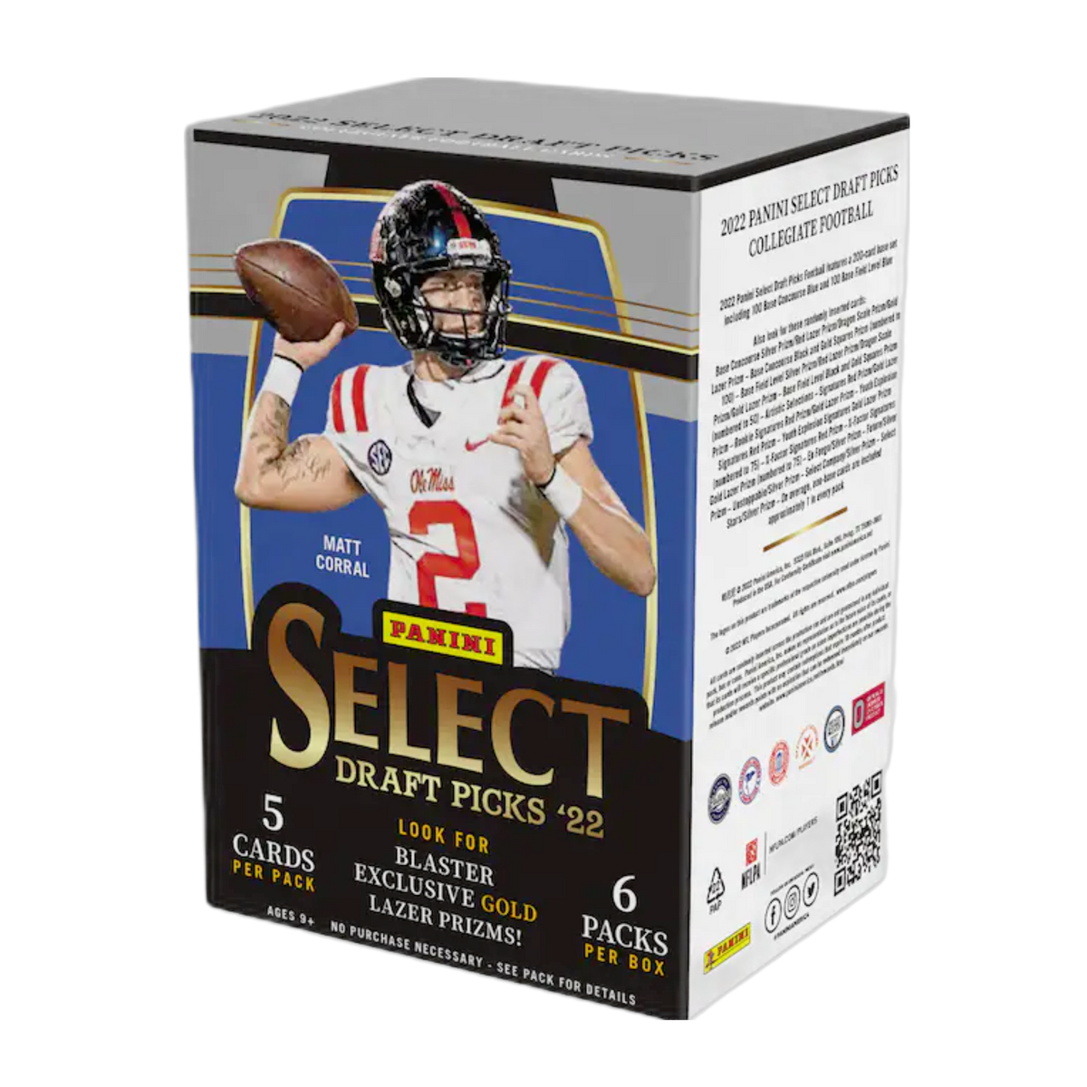 New Panini Select Draft Picks ‘22 Blaster box, sealed sports cards pack, collector's edition